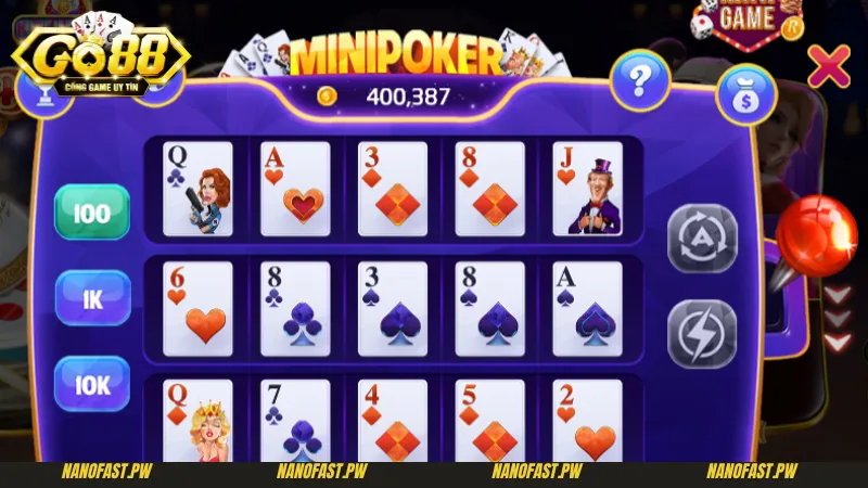 MiniPoker Go88 Hướng Dẫn Chi Tiết Cách Chơi Và Mẹo Thắng Lớn 10 Cách tham gia Minipoker Go88