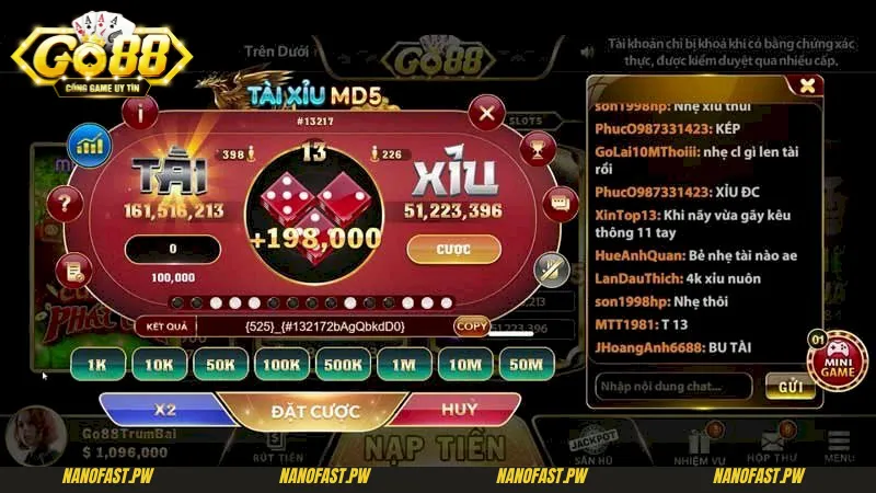 Hướng Dẫn Cách Chơi Tài Xỉu MD5 Go88 Cho Người Mới Bắt Đầu 7 Hướng dẫn cách chơi Tài xỉu MD5 Go88 cho tân thủ