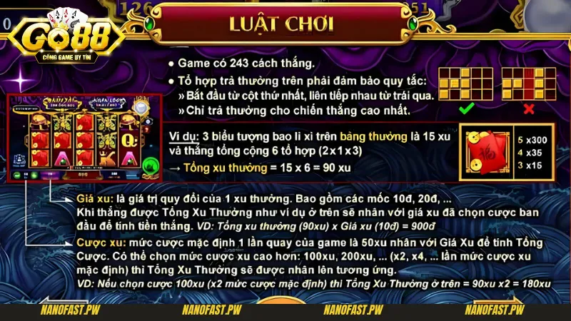 Mẹo Chơi Kho Tàng Ngũ Long Go88: Bí Quyết Để Thắng Thưởng 8 Luật chơi và mẹo chơi Kho Tàng Ngũ Long tại Go88