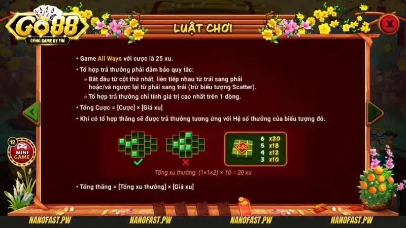 Mẹo Chơi Sắc Xuân Chợ Tết Go88 Rinh Quà Liền Tay Cực Chất 7 Mẹo chơi sắc xuân chợ tết Go88 là điều không thể thiếu